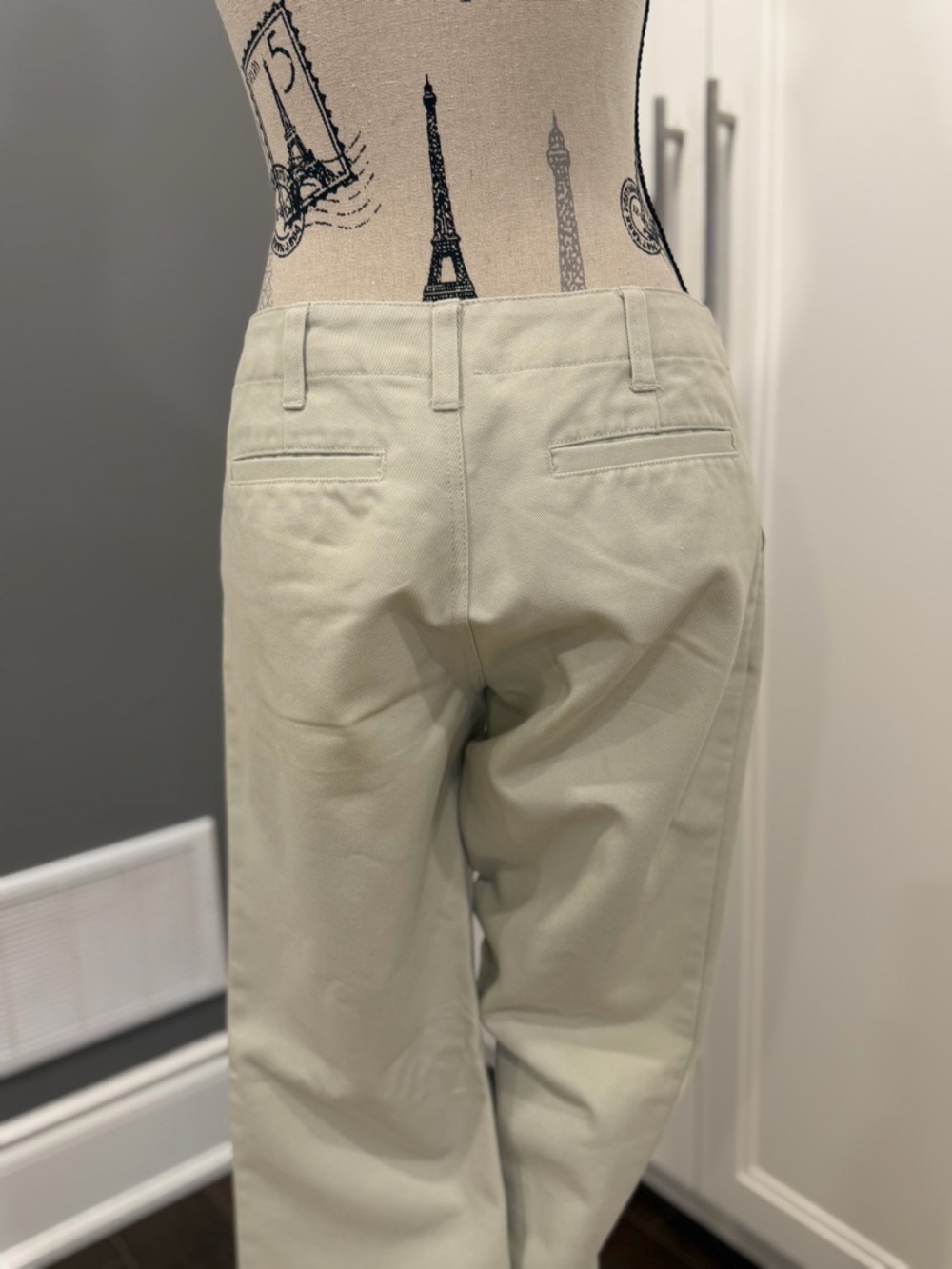 Vintage, GAP Hipster Trouser in Light Beige - Picture 10 of 16
